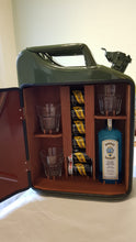 Load image into Gallery viewer, Wooden Insert - Bombay Sapphire - Jerry Can Mini Bar

